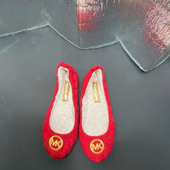Michael Kors Red Slippers - Picture 1 of 4
